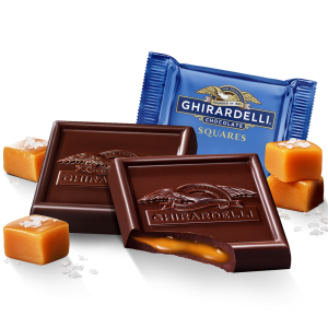 Dark Chocolate Sea Salt Caramel SQUARES Case Pack (430 ct)