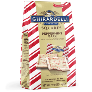 Peppermint Bark SQUARES Large Bags (Case of 12)