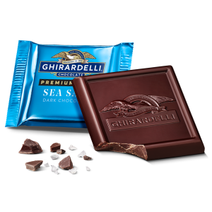 Premium Dark Sea Salt Dark Chocolate Squares Case Pack (540 ct)
