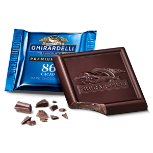 Premium Dark 86% Cacao Dark Chocolate Squares Case Pack (540 ct)